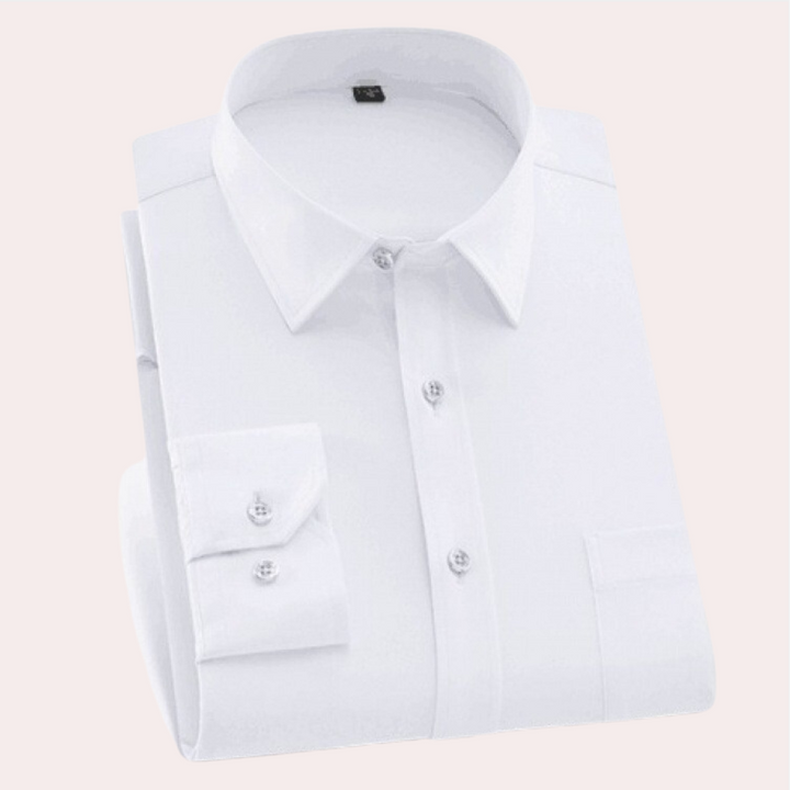 Lawrence - Classic wrinkle-resistant shirt for men