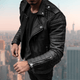 Men’s Zip-Up Jacket | Quilted Sleeve