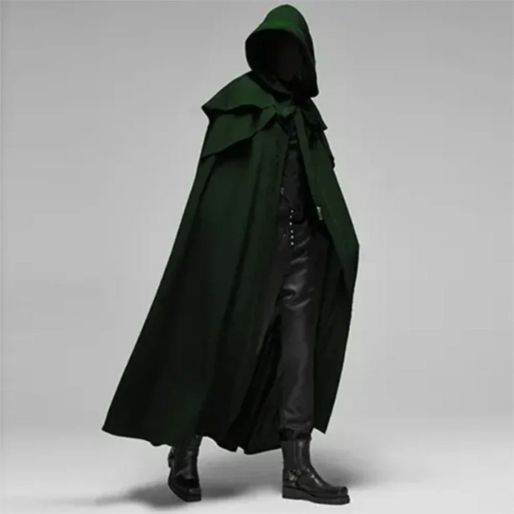 Men’s Halloween Hooded Cape | Long Cloak Costume