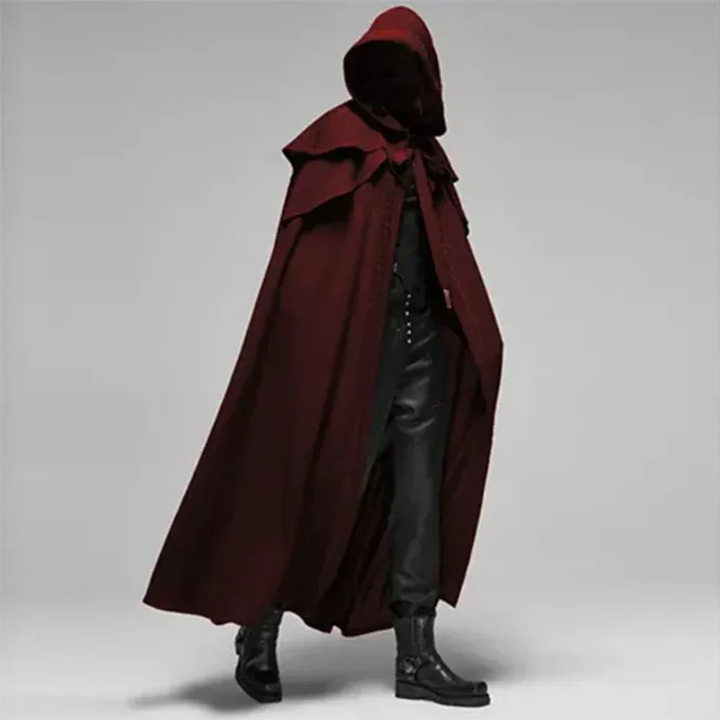 Men’s Halloween Hooded Cape | Long Cloak Costume