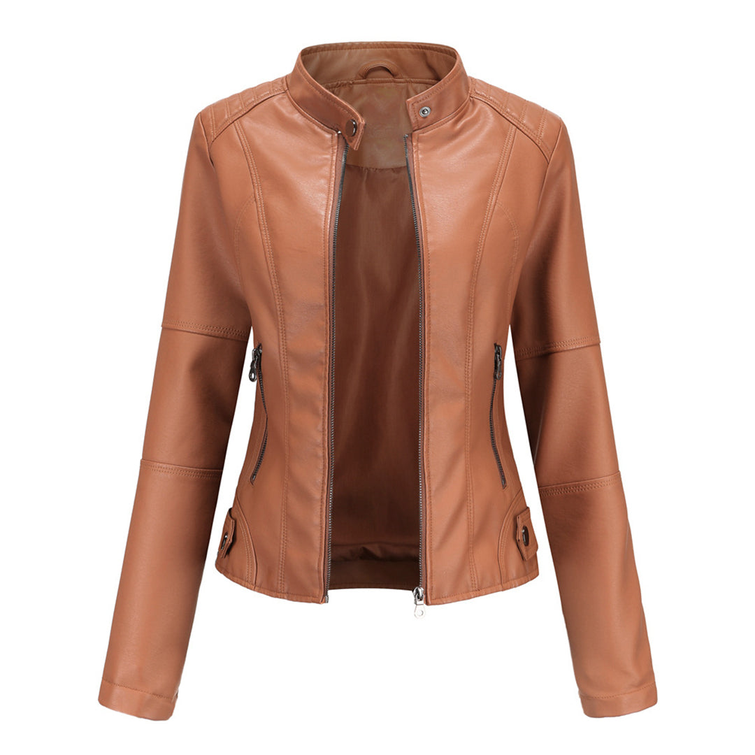 Women’s Slim Fit Jacket | Stand Collar