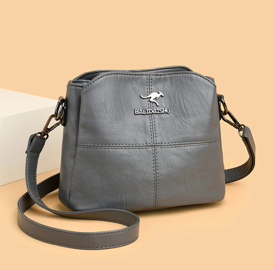 Women's Structured Crossbody Bag | Zippered