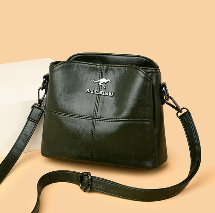 Women's Structured Crossbody Bag | Zippered