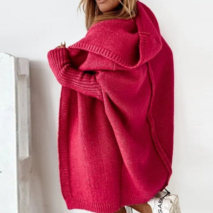 Women’s Hooded Knit Cardigan | Relaxed Fit
