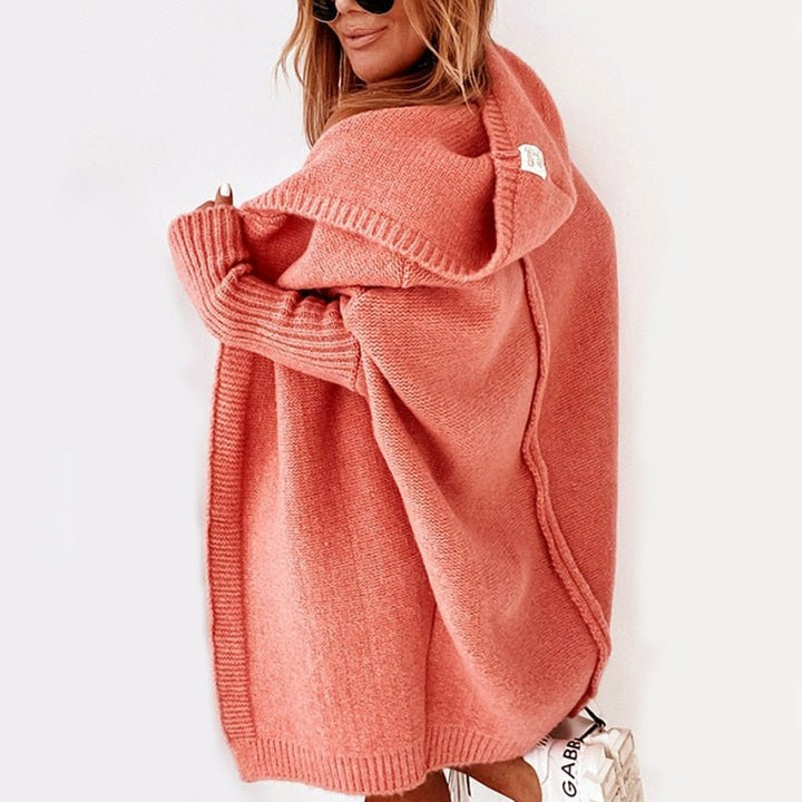 Women’s Hooded Knit Cardigan | Relaxed Fit