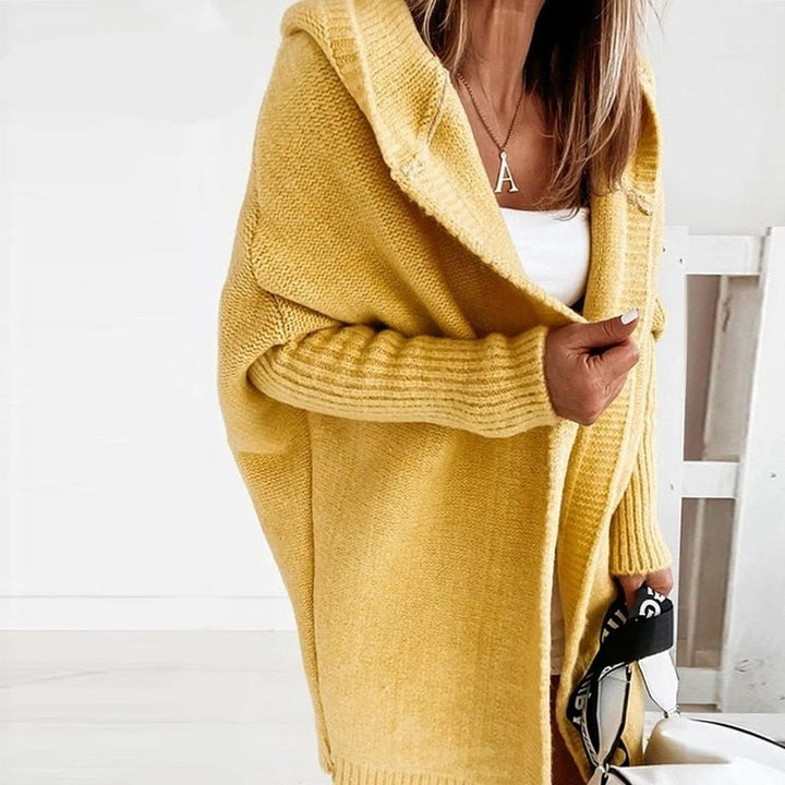 Women’s Hooded Knit Cardigan | Relaxed Fit