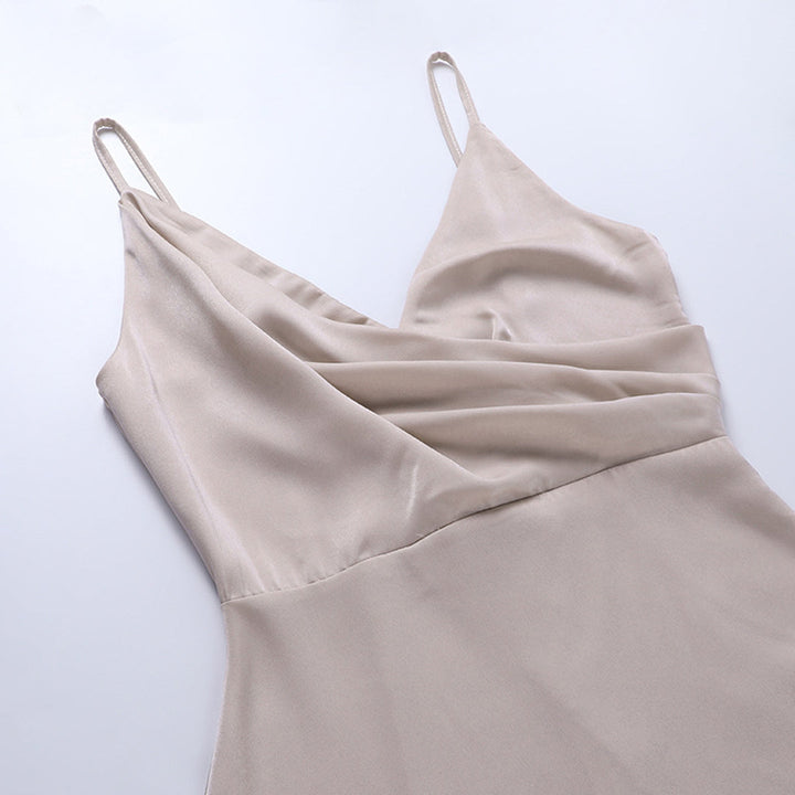 Women’s Elegant Draped Dress | Maxi