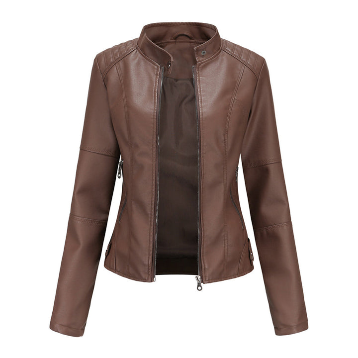 Women’s Slim Fit Jacket | Stand Collar
