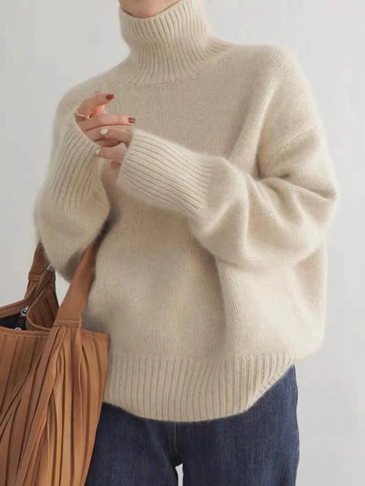 Women’s Turtleneck Sweater | Long Sleeve