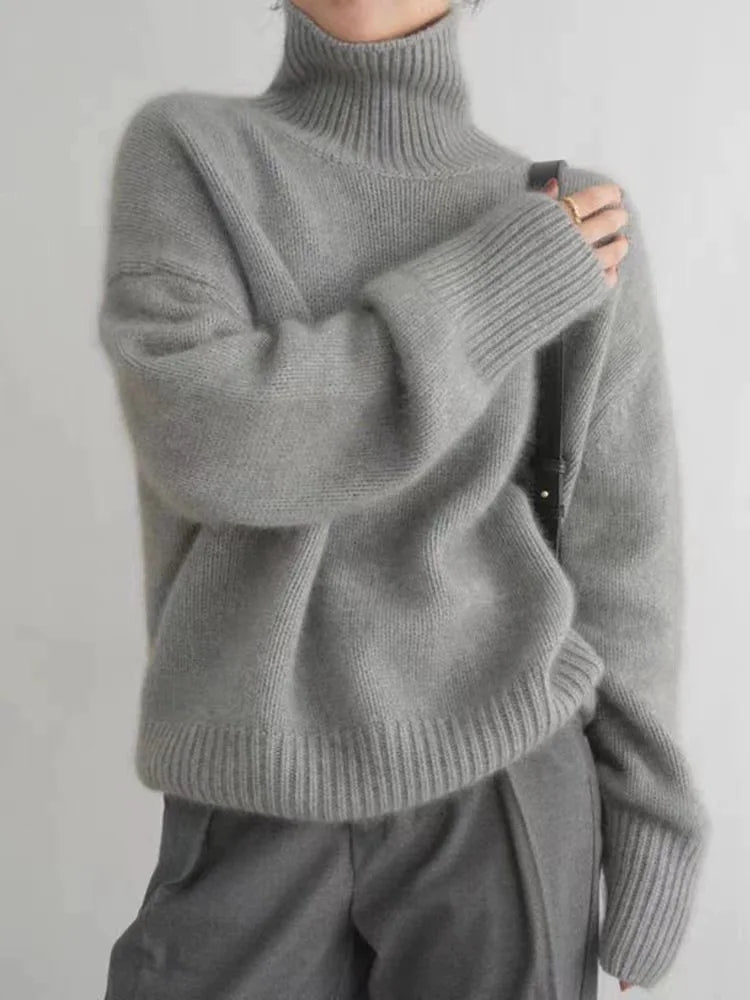 Women’s Turtleneck Sweater | Long Sleeve