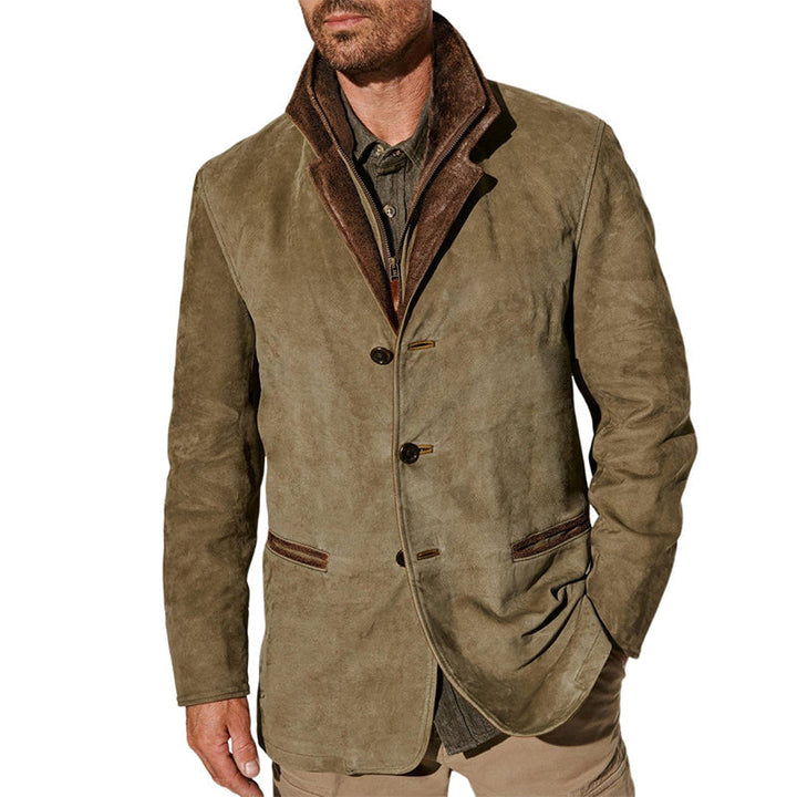 Hamza - Men's Classic Leather Jacket