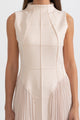 Women’s Sleeveless Pleated Dress | Midi