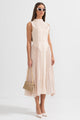 Women’s Sleeveless Pleated Dress | Midi