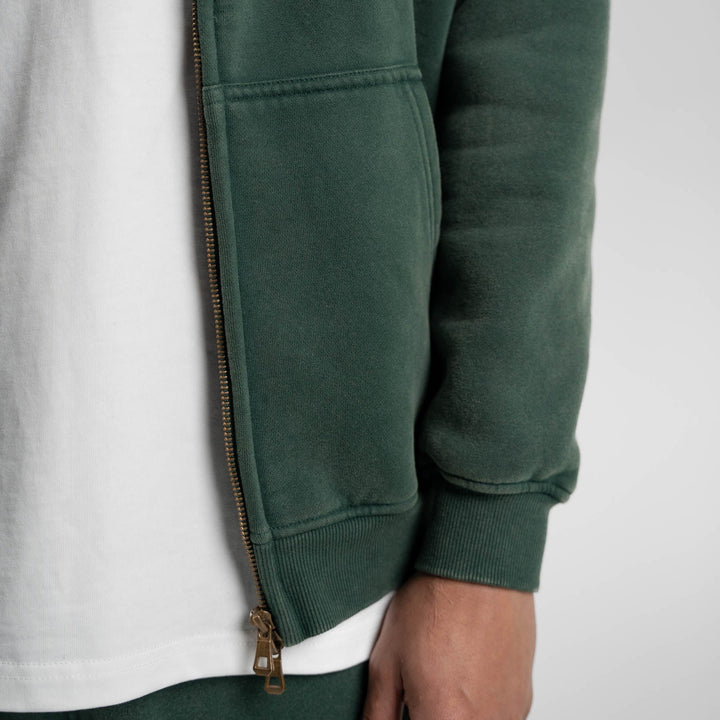 Men’s Oversized Zip Hoodie | Washed