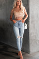Women’s Sequin Mesh Crop Top | Sheer