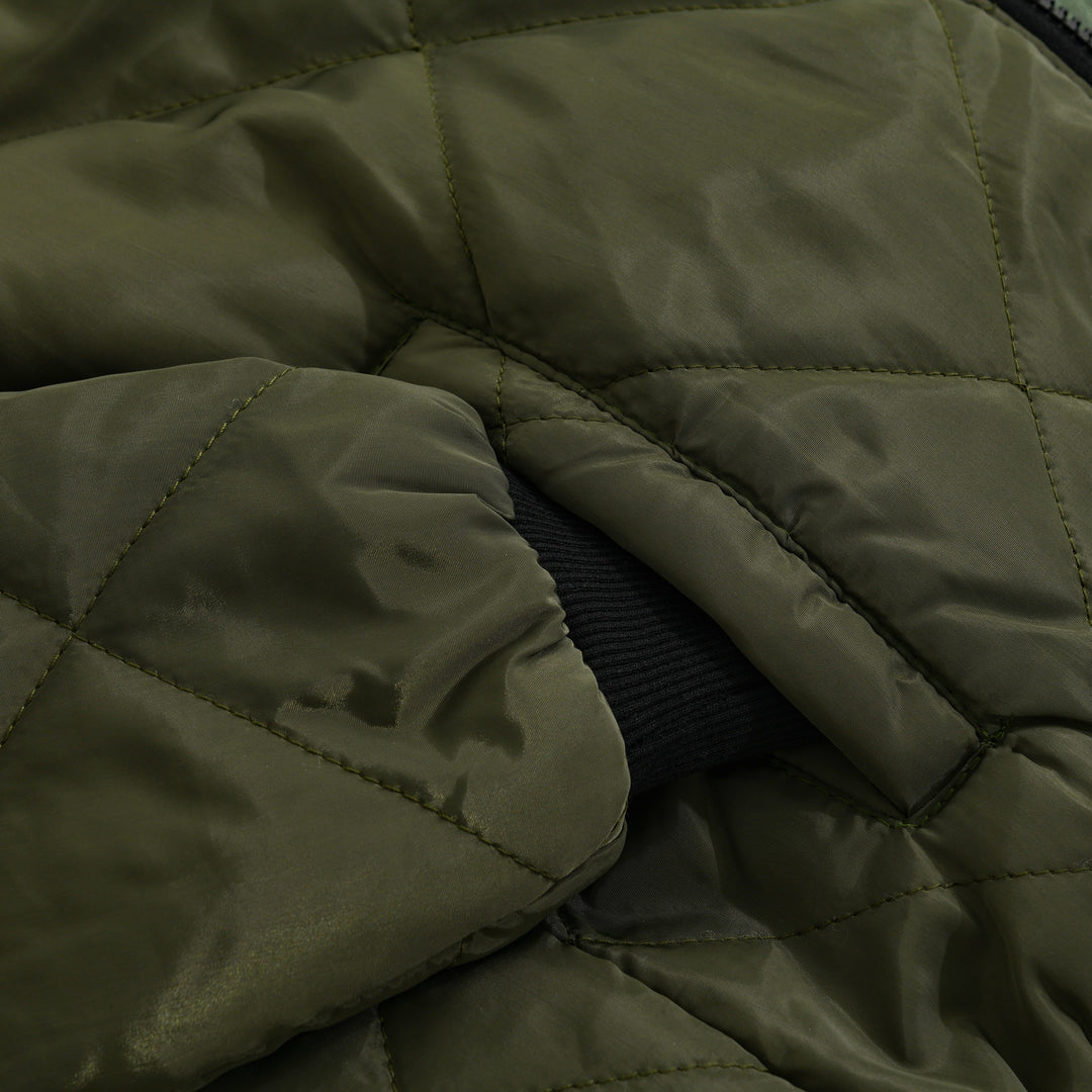 Gideon - Men's Insulated Stand-Up Collar Plain Thermal Jacket