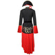 Women’s Pirate Halloween Costume Dress | Lace-Up Top & Asymmetrical Hem