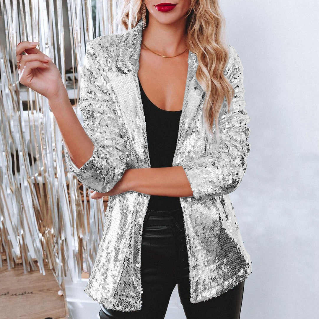 Women’s Sequin Party Blazer | Loose