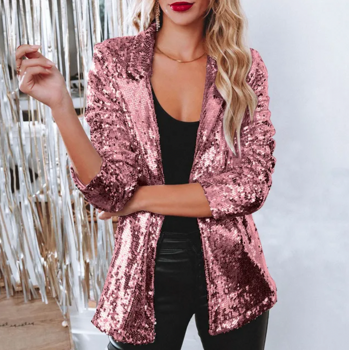 Women’s Sequin Party Blazer | Loose