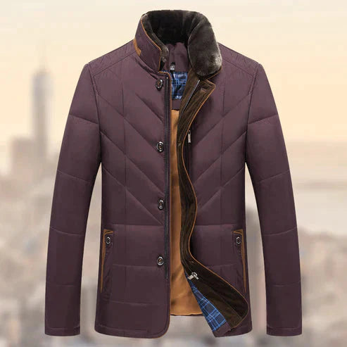 Men’s Quilted Jacket | Zip-Up