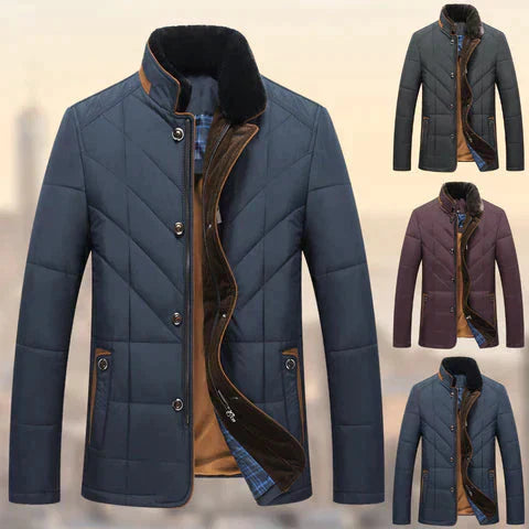 Men’s Quilted Jacket | Zip-Up
