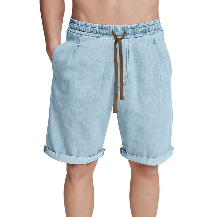 Benjamin - Classic denim casual shorts men