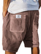 Men’s Ribbed Drawstring Shorts | Casual Fit
