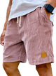 Men’s Ribbed Drawstring Shorts | Relaxed Fit