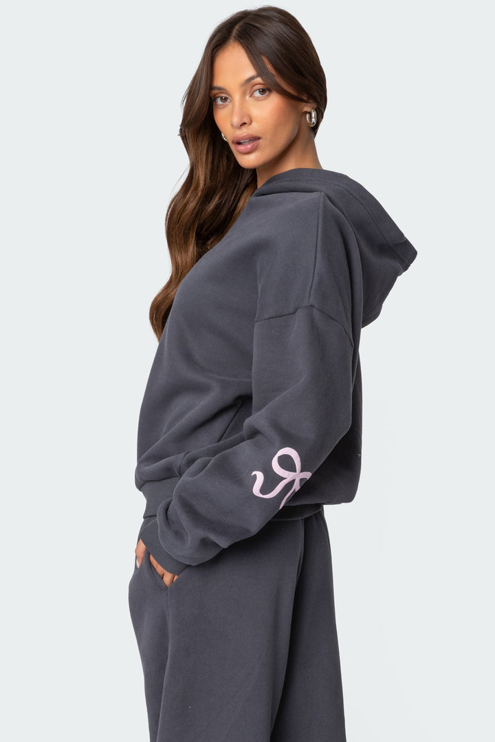 Women’s Oversized Graphic Hoodie | Casual