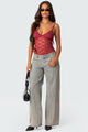 Women’s Sheer Lace Tank Top | Spaghetti Strap