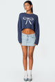 Low Rise Mini Skirt | Pocket Detail Denim Look