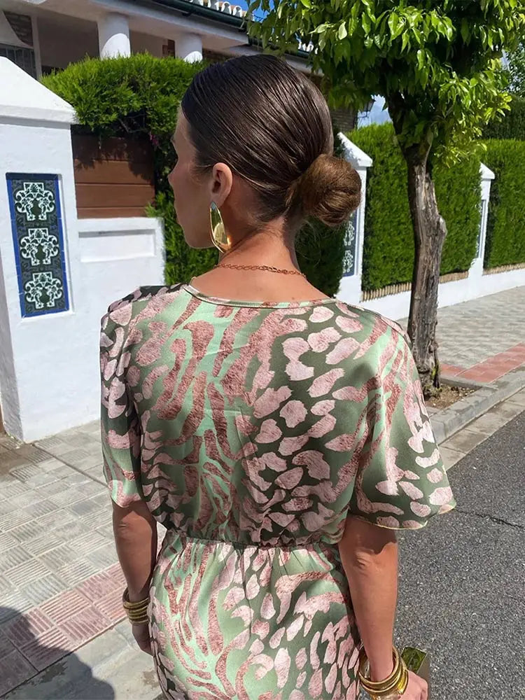 Women’s Elegant Wrap Dress | Midi