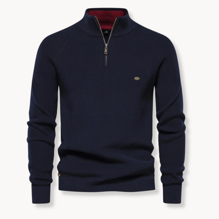 Men’s Quarter Zip Sweater | Long Sleeve