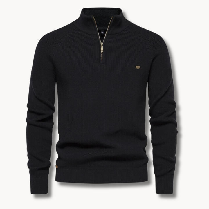 Men’s Quarter Zip Sweater | Long Sleeve