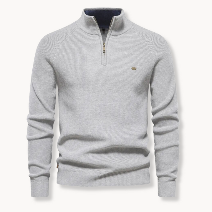 Men’s Quarter Zip Sweater | Long Sleeve
