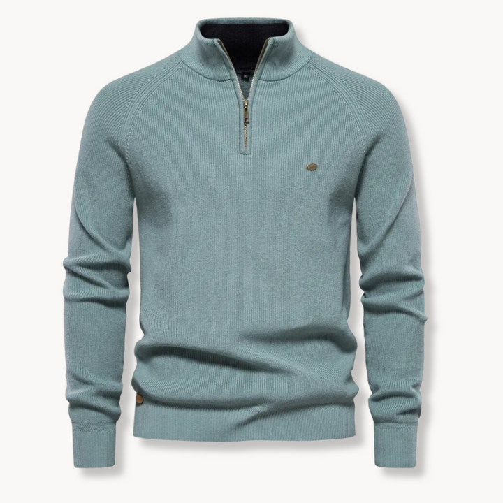 Men’s Quarter Zip Sweater | Long Sleeve