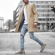 Men’s Stand Collar Overcoat | Long