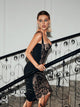 Women’s Lace Corset Bodycon Dress | Midi