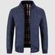 Men’s Quilted Bomber Jacket | Stand Collar