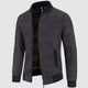 Men’s Quilted Bomber Jacket | Stand Collar