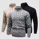 Men’s Cable Knit Sweater | Turtleneck