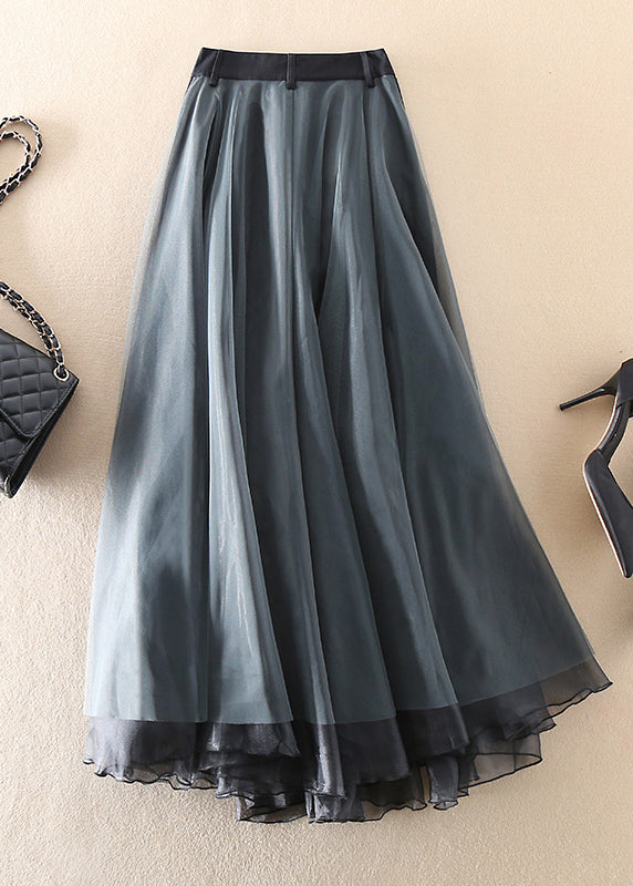 Women’s High Waist Belted Skirt | A-Line Maxi