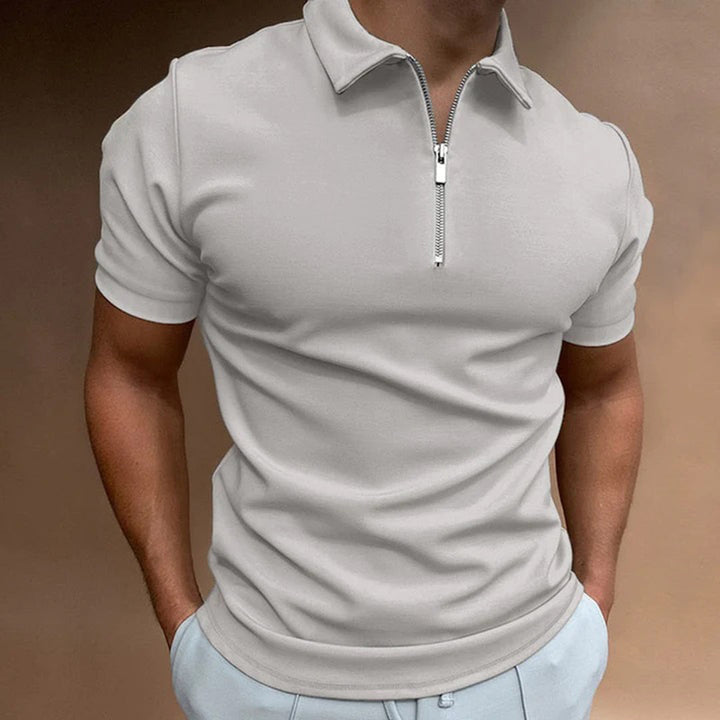 Anderson - Men's polo shirt with zipper
