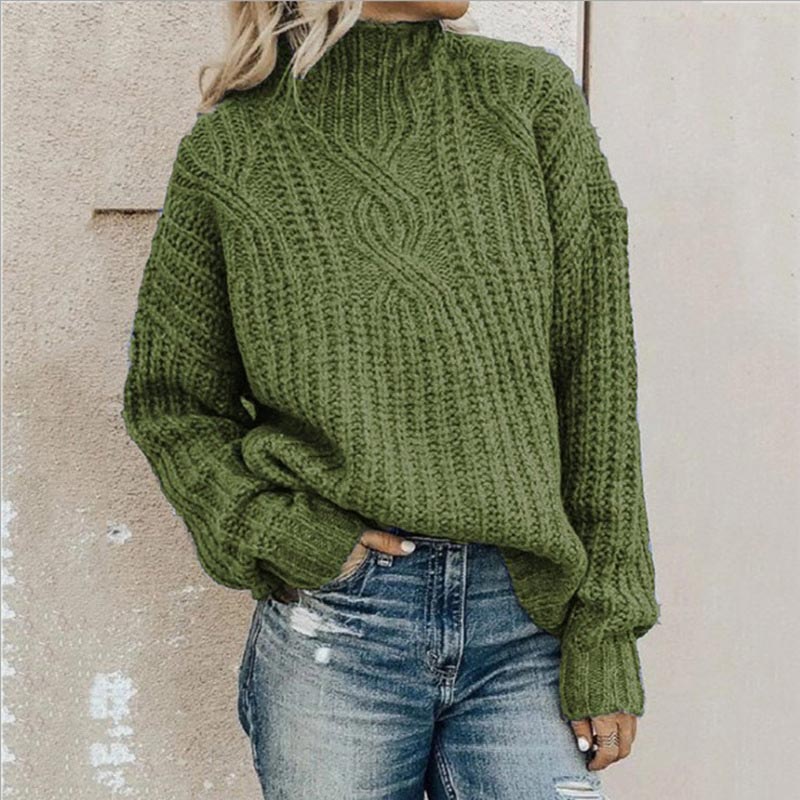 Women’s Cable Knit Sweater | Casual Pullover