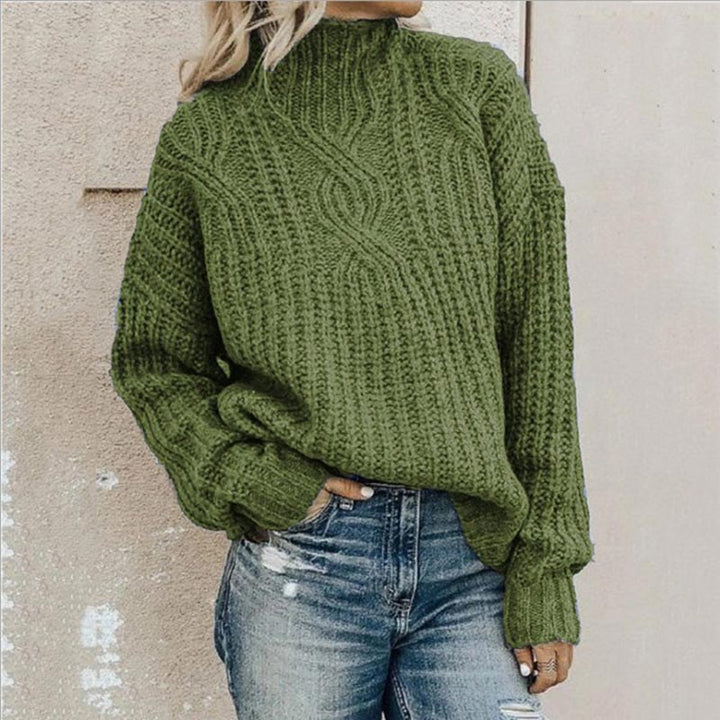 Women’s Cable Knit Sweater | Casual Pullover