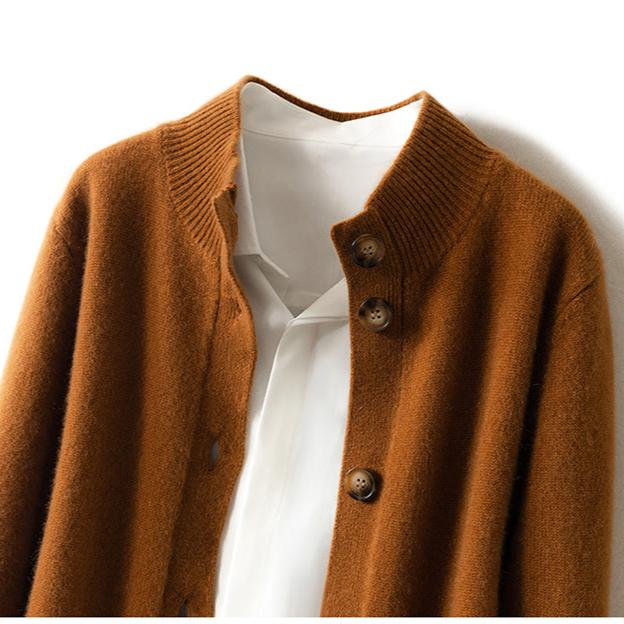 Women’s Buttoned Ribbed Cardigan | Long Sleeve