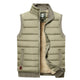 Men’s Zip-Up Vest | Diamond Stitch