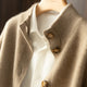 Women’s Buttoned Ribbed Cardigan | Long Sleeve