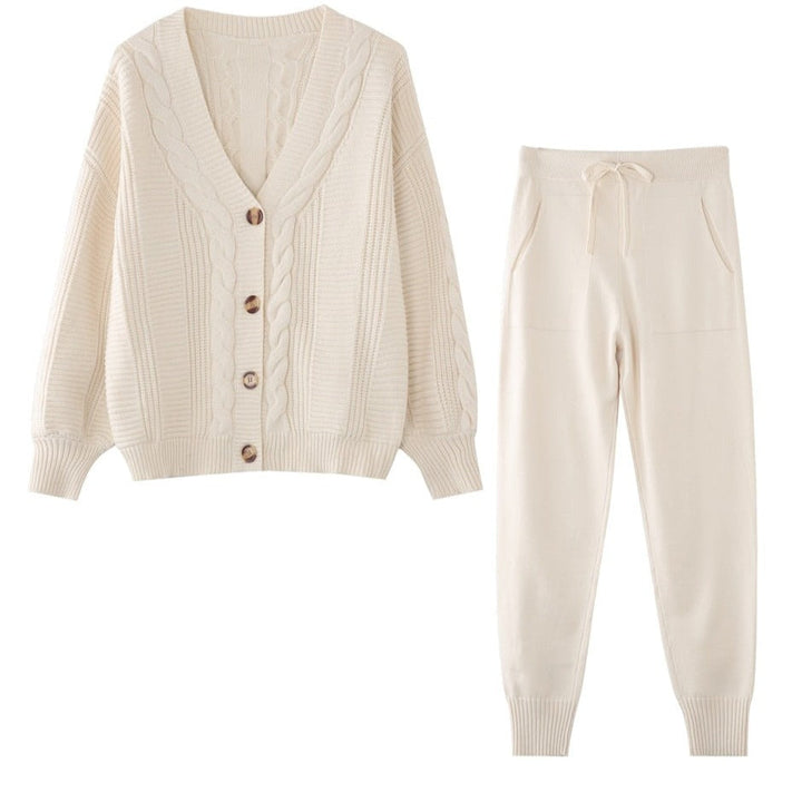 Women’s Lounge Set | Button Cardigan & Joggers