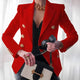 Women’s Double-Breasted Blazer | Structured Fit